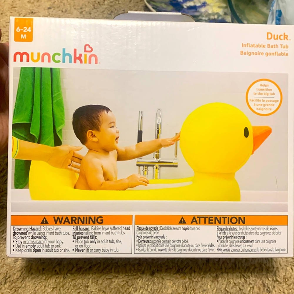 Inflatable Duck Bath